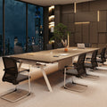 Saint-li conference table long table meeting room furniture office desk and chair set - minimalist modern business style, suitable for small to large training sessions
