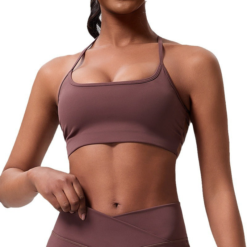 dance running sports intimates women's vest style fitness yoga tops bra personalized cross-border hot sale