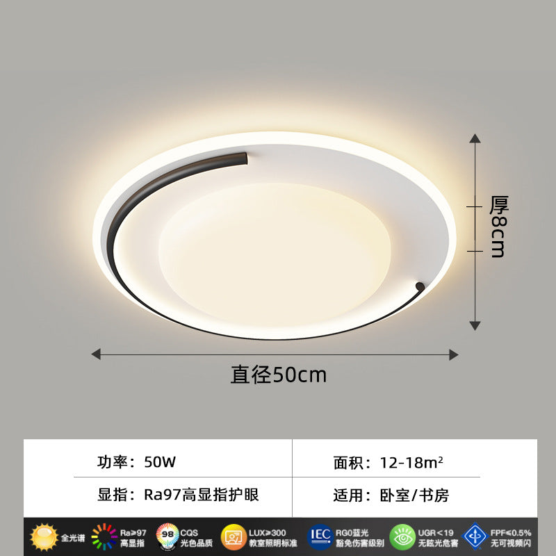 Full Spectrum Nordic Modern Simple Geometric Ceiling Light LED Eye Protection Light Luxury Bedroom Living Room Whole House Lighting Package