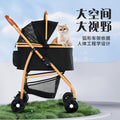 【new arrival】lightweight & foldable pet stroller - perfect for small to medium dogs and cats on the go!