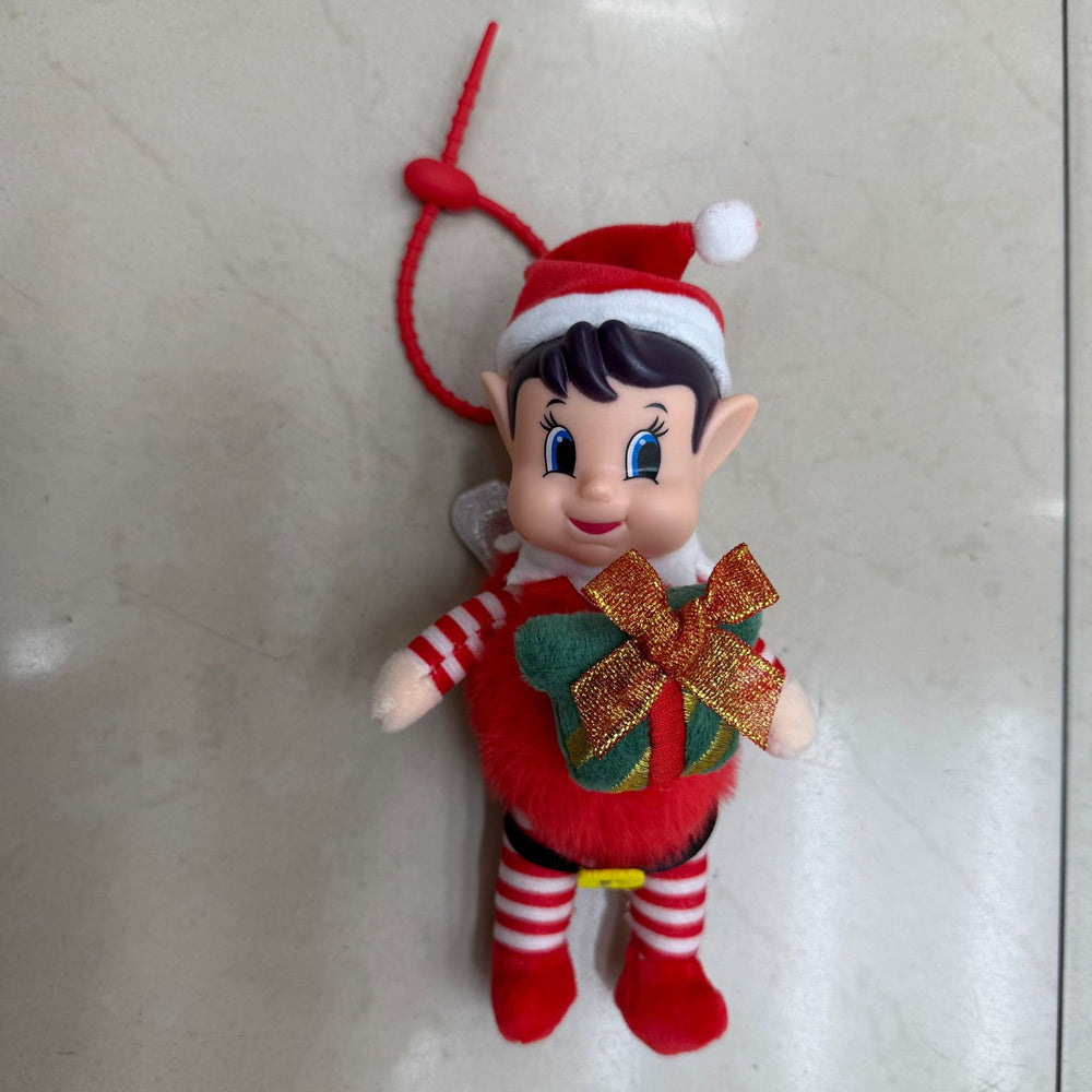 Amazon hot selling christmas elf doll flying wings toy pendant christmas tree ornament gift elf doll