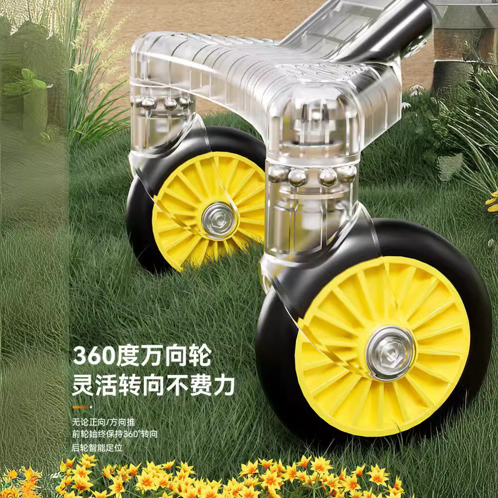 New baby walking artifact baby walking artifact trolley baby walking cart baby stroller lightweight two-way folding four-wheeled baby