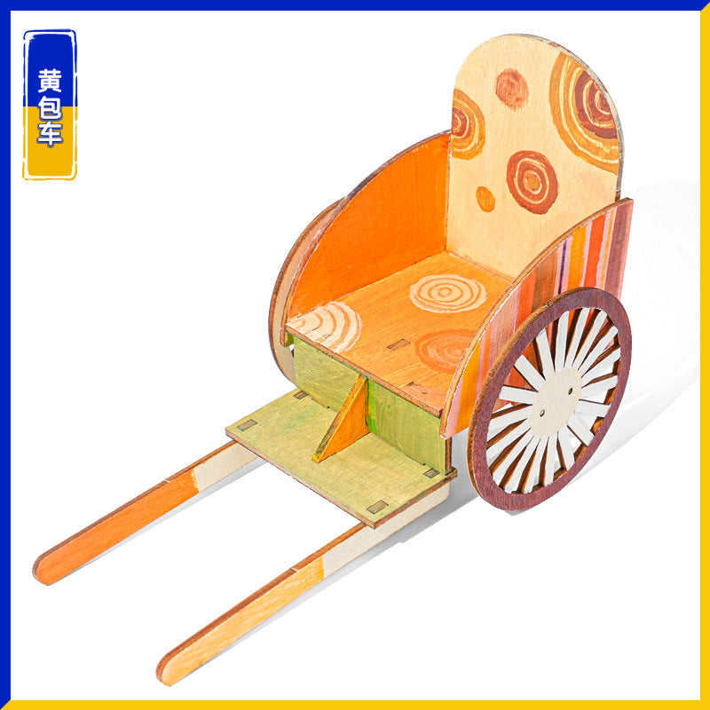 Science and technology small production science experiment blue elephant DIY handmade teaching aid material package set science and education model source manufacturer