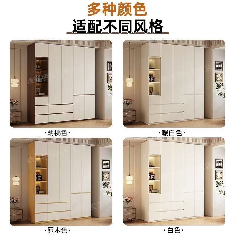 Foshan enf wardrobe - modern, minimalist, and economical home closet with solid wood osb panels and thickened construction