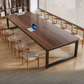 Solid wood conference table school library reading desk business negotiation long table training office desk