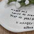 Stylishasymmetrical ceramic tray restaurant hotel casual style food plate high-looking breakfast plate photo props