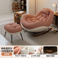 Rocking chair recliner adult sleepable living room for home casual adult sofa eggshell balcony lazy chair