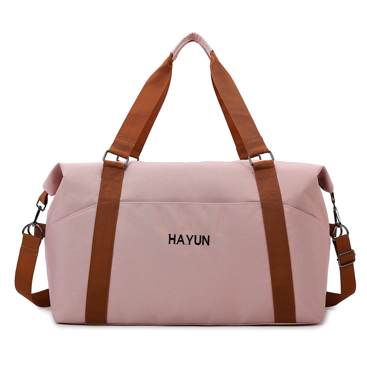 New fitness bag large-capacity travel bag oblique span short-distance business trip luggage bag women's lightweight waterproof clothing storage bag