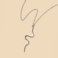 Wholesale snake necklace fashion jewelry - european & american style, summer electroplated, unique & trendy, vintage snake pendant, sweater chain for women