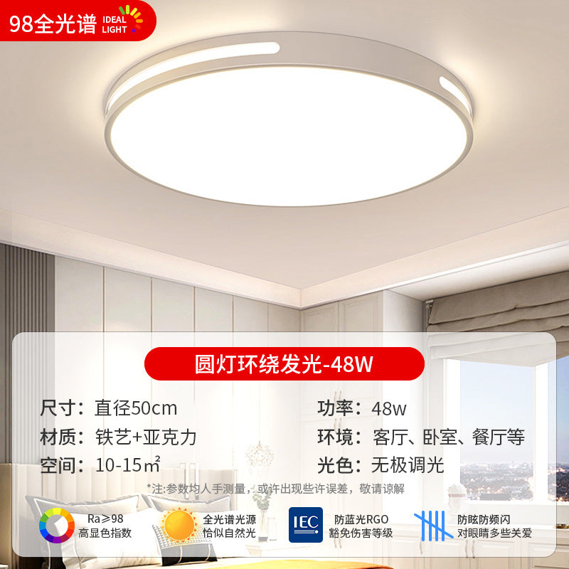 2025 new living room modern minimalist elegant main light full spectrum eye protection led ceiling light whole house hallway lighting fixture