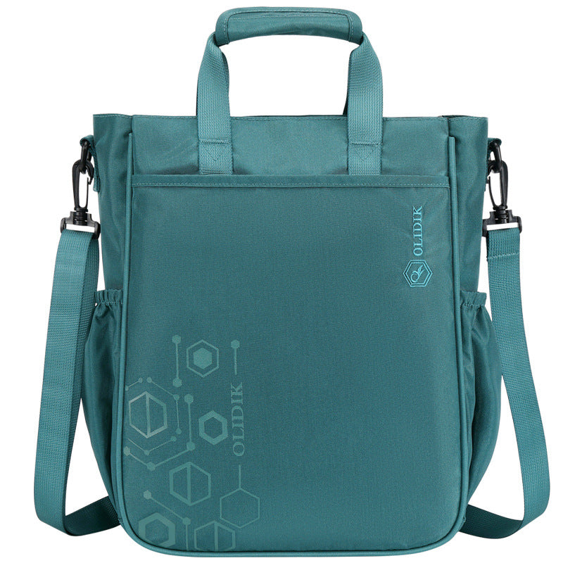 Primary school students tutoring bag Large capacity children's hand-held book bag Nylon girls and boys tutoring class make-up storage bag