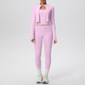 Naked casual workwear beautiful back outwear short outwear yoga clothes high waist hip lifting tight pants sports three-piece set