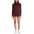 new arrival cross-border nude breathable stand-up collar hidden zipper outwear tennis shorts casual sports yoga suit