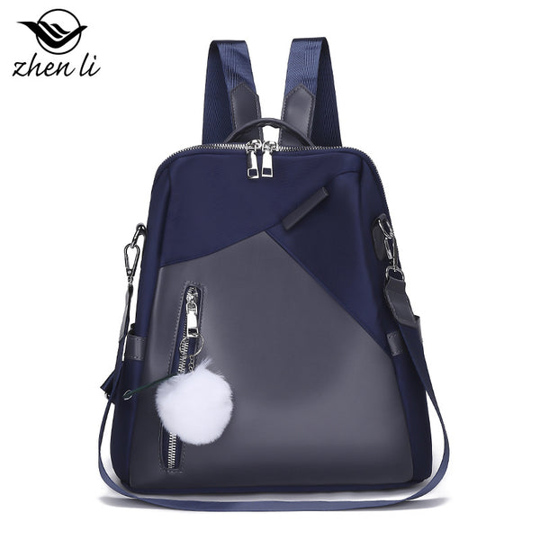找工厂 双肩包 女士 backpack bags 白沟箱包 街头潮流休闲背包女