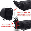 hot-selling men's and women's waist bag with water bottle holder, multi-purpose crossbody bag, fashionable waist bag, men's chest bag, water bottle bag