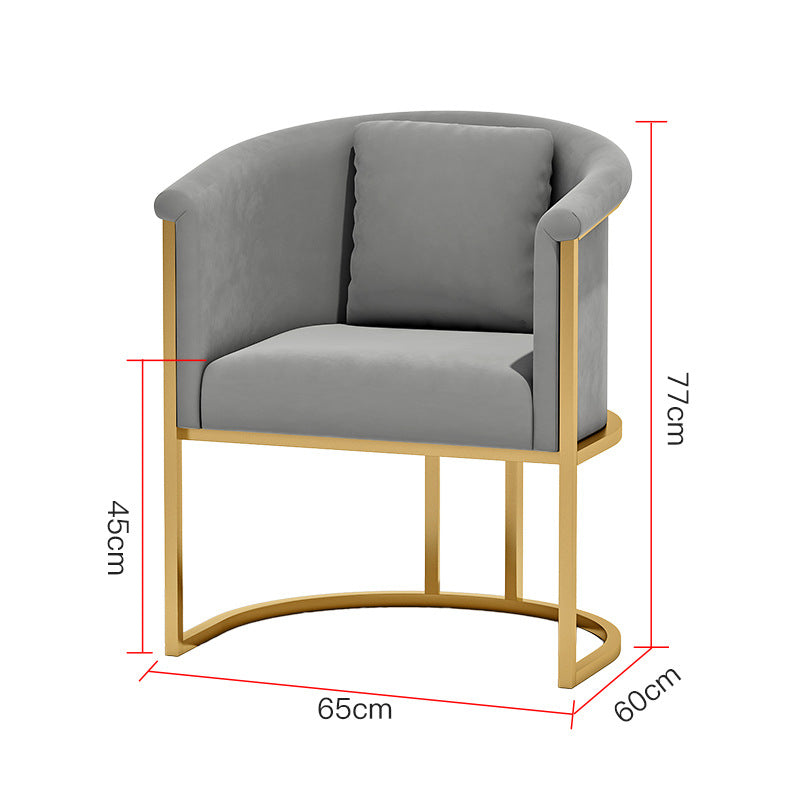 Minimalist sales office negotiation table and chair set, casual round table, hotel/beauty salon booth, business reception sofa