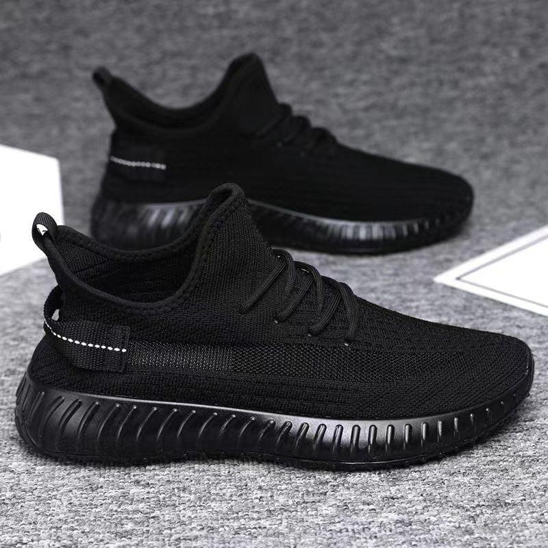350 ultra-lightweight yeezy sneakers - unisex, couple's style, viral flyknit breathable mesh shoes, running, casual, athletic, versatile, trendy