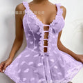 sexy lingerie, nightwear, and sleepwear - heart-shaped transparent foreign trade sexy nightgown, suspender dress 1780