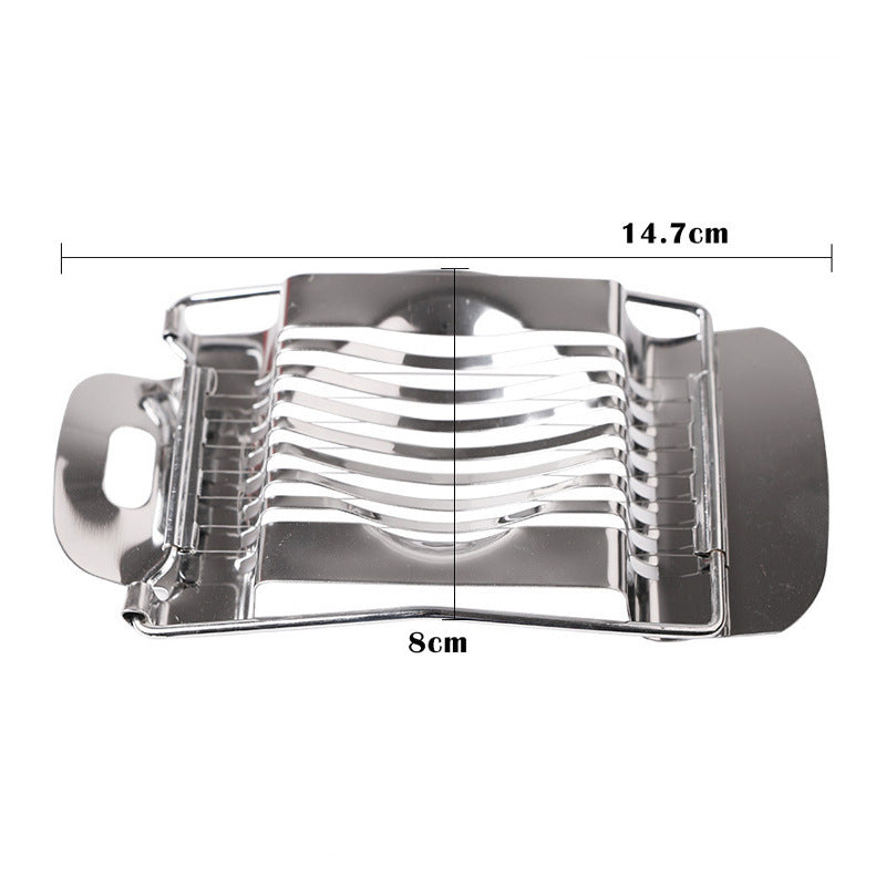 New arrival egg cutting handy gadgetfor homestainless steel 304 two-in-one new arrival preserved egg cutting egg cutting all two commercial use