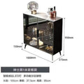 Rock slab sideboard all-in-one wall-mounted accessible luxuryclassycasual wine cabinet kitchen cupboard tea cabinet for home storage cabinet