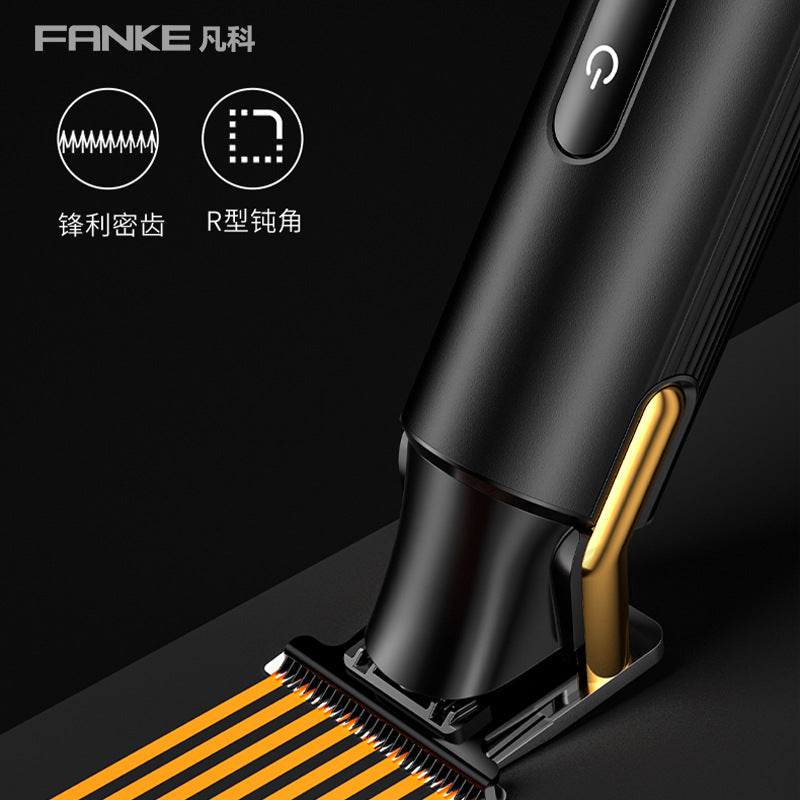Fanke cross-border professional oil head scissors electric hairdressing salon special electric clipper engraving razor oil head bald head