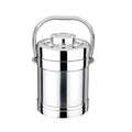 Stainless steel vacuum insulated lunch box - large capacity, portable, multi-compartment, student bento box, insulated food container