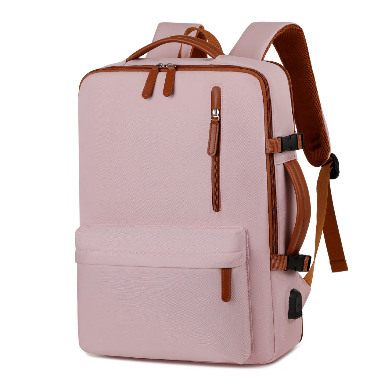 Cross-border short-distance travel backpack fashionable large-capacity computer backpack high-value college student simple schoolbag wholesale