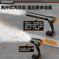 High-power industrial blower - turbo fan, lithium battery powered, powerful air gun for dust removal and ash blowing