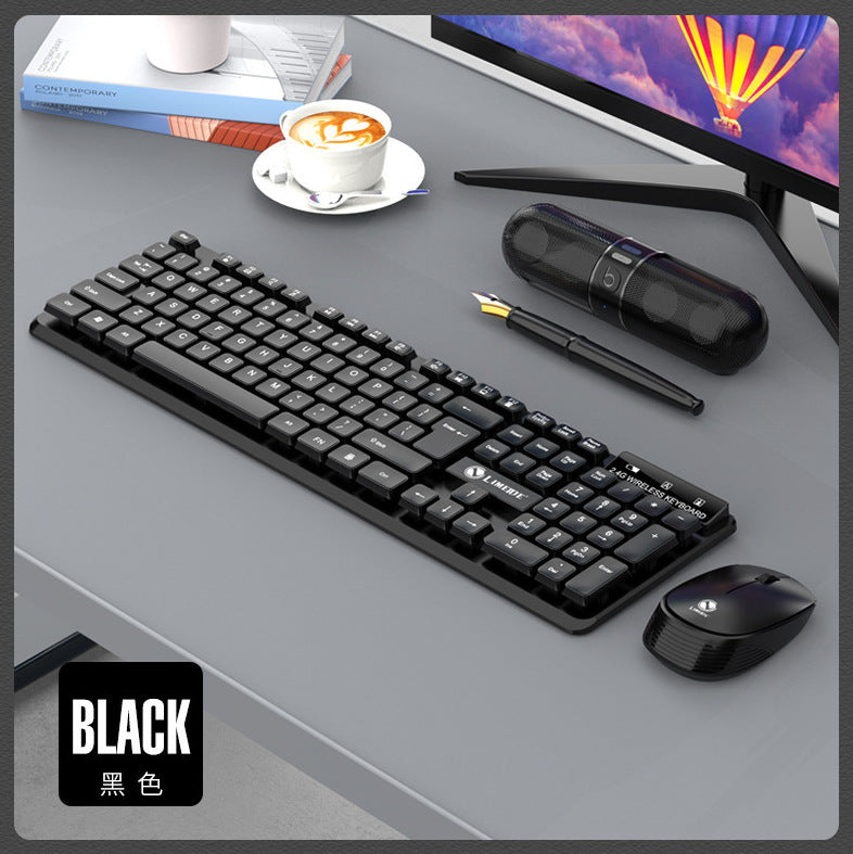 Limai w200 desktop computer laptop wireless keyboard and mouse suit for home office 2.4g wireless keyboard and mouse