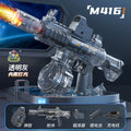 m416 electric burst water gun large capacity linkage reloading flash cool light outdoor toys for boys