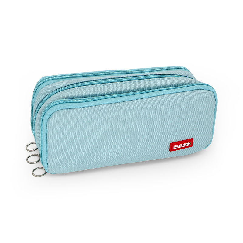 Simple pencil case Large capacity Japanese and Korean version High school students Junior high school students Multifunctional stationery bag  pencil bag