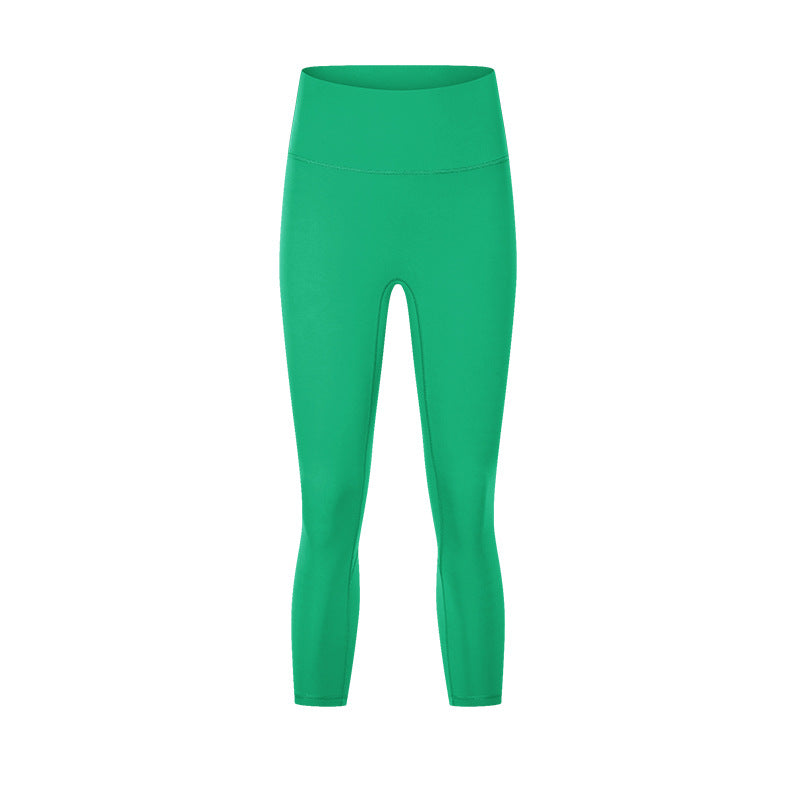 Spring/summer new arrivals: seamless, barely-there yoga capris - high-waisted, butt-lifting, slimming workout leggings for women (dl065)