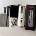 usb curling iron / cordless rechargeable curling iron - hot selling automatic hair curler for lazy days - perfect gift!