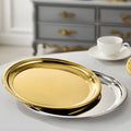 Export stainless steel tray, beautiful plate, for homeclassy jewelry storage tray, hotel commercial metal disc