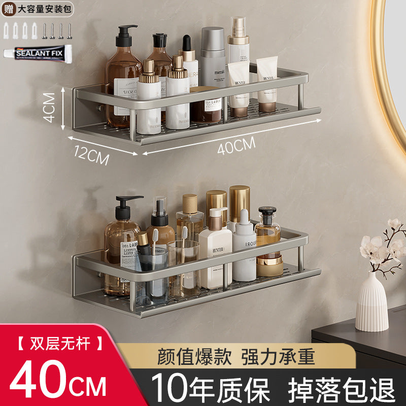 No punching toilet rack bathroom toilet hand wash bath washstand wall mounted wall storage rack