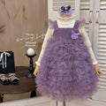 Girls' dress  autumn new arrival: bunny officer outfit, stylish tutu skirt, little girl's birthday cake dress