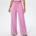New arrival brushed yoga pants loosecasual drape wide leg flap pocket pants elastic drawstring running fitness sports pants