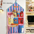 Storage hanging bag student dormitory bedside sundry bag multi-functional bed curtain wall door back wall hanging hanging storage bag