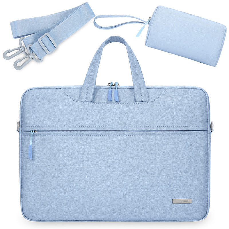 Cross-border computer bag, men's and women's business laptop liner bag/15-inch laptop shoulder bag oblique span bag