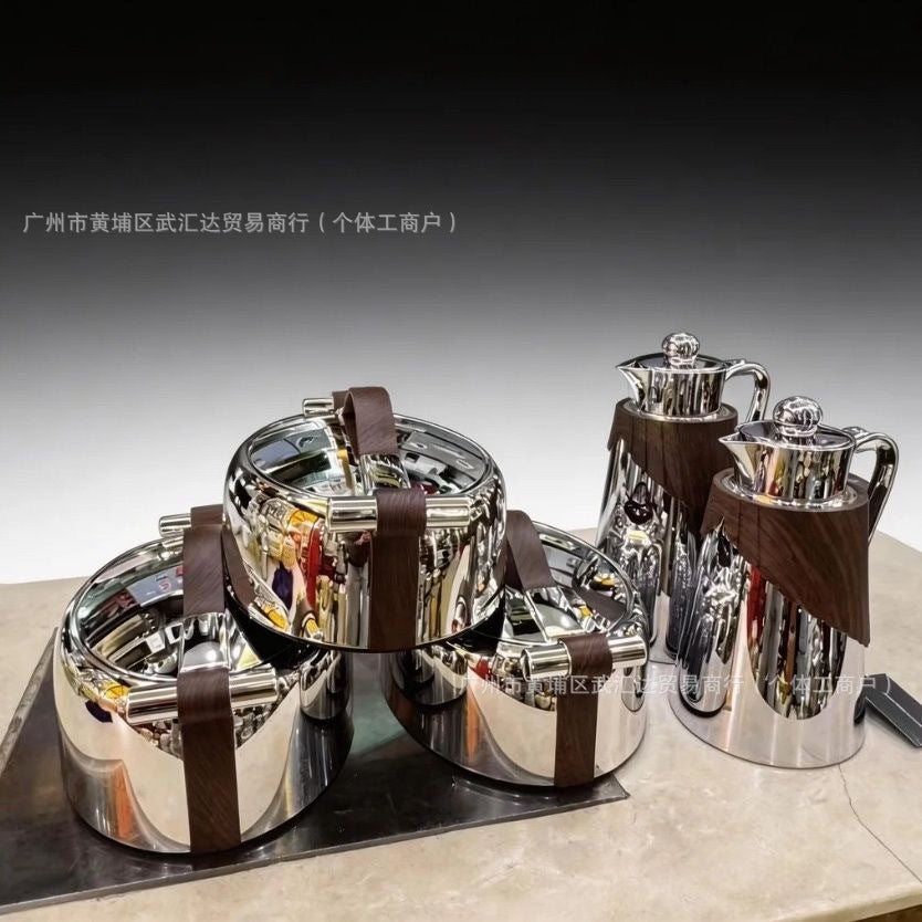 Food warmer insulated box with insulated pot suit 5pcs set insulated tableware insulated lunch box