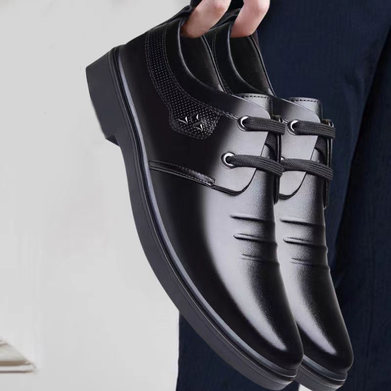 New arrival business formal leather shoes men's casual wedding groom british heightening summer breathable youth pointed toe men's shoes