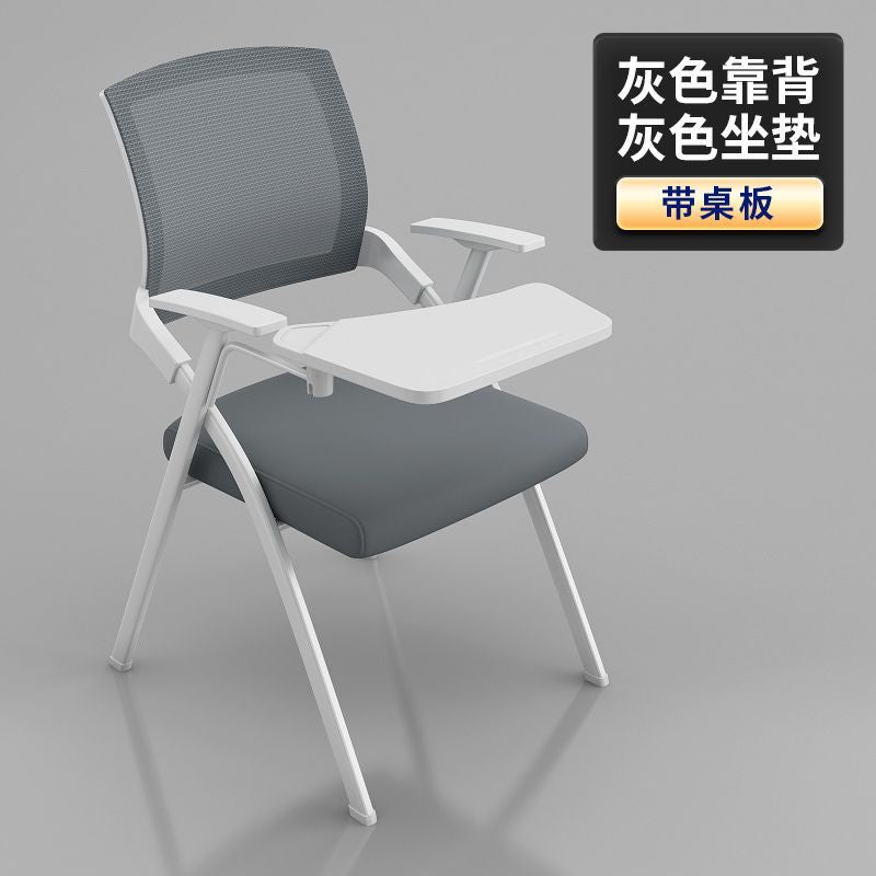 Conference writing board table and chair office chair all-in-one conference room meeting foldable chair foldable training chair with table board chair
