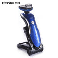 Rotary floating triple-blade electric shaver, fully washable, wholesale rechargeable razor, portable