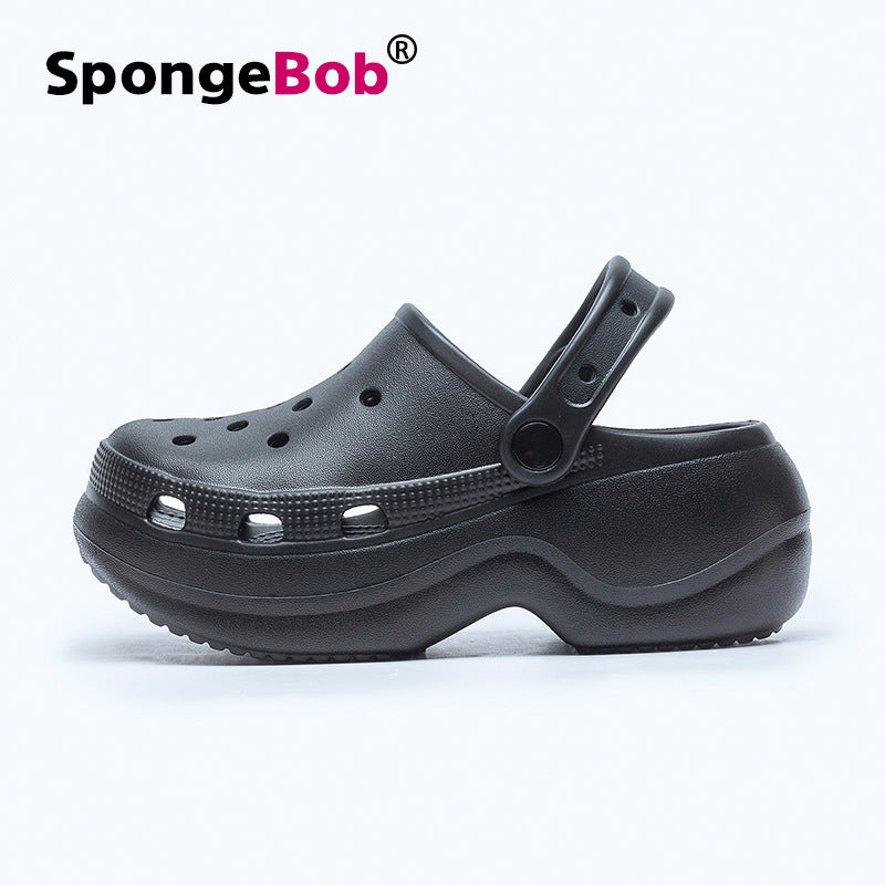Women's clogs - new summer collection: thick-soled, anti-slip beach sandals with closed toe for adults. perfect for the beach and everyday wear