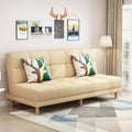 Modern chaise l-shaped sofa bed for small apartments - ready to ship, convertible two-in-one, double folding bed