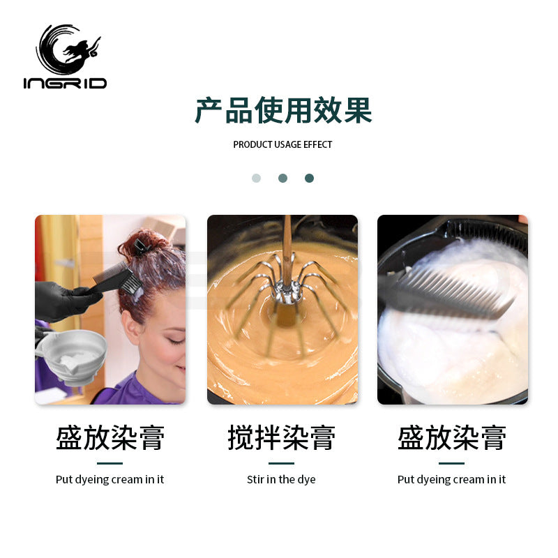 Hair Dyeing Bowl Hair Salon Special Dyeing Baked Oil Bowl Barber Shop Dyeing Cream Coloring Silicone Highlighting Bowl Care Hair Dyeing Bowl