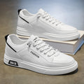 Men's shoes 2025 winter new trendy versatile breathable white sneakers lightweight soft sole casual student skate shoes
