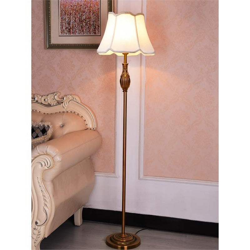 American light luxury crystal floor lamp living room coffee table scandinavian styleretro copper floor lamp vertical bedroom bedside lamp