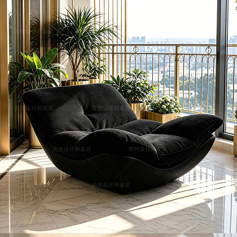 2026 new lazy sofa - sit or lie down - adult single chaise lounge - living room balcony high-end casual chair