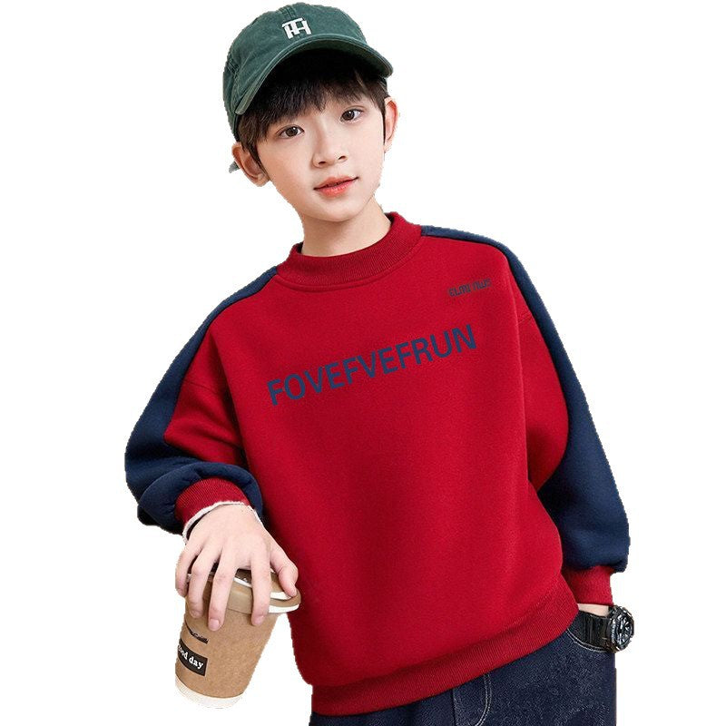 Boys' hoodies & sweatshirts: spring  new arrivals - color block base layers for kids & teens - stylish & trendy tops for students